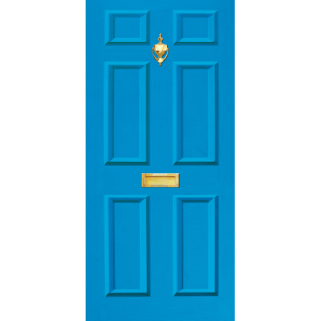 Door Decal - Dementia Friendly with Letterbox and Knocker